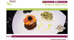 Desktop Screenshot of algues-armorique.com
